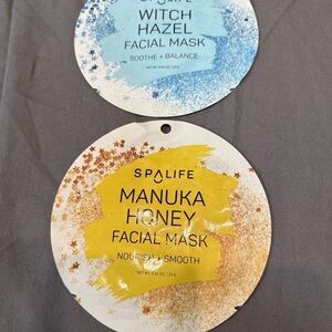 spa life single use sheet masks with hazel and manuka honey soothe and nourish